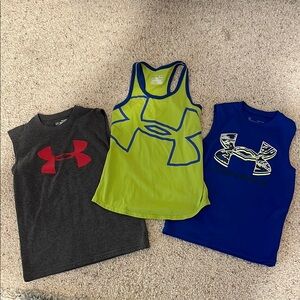 Under Armour Kids' Tank and Tees Set - Gray, Yellow, Blue